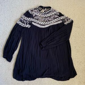 Free People Percy Beaded Trapeze Dress
